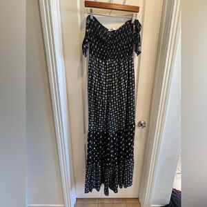 Chic Black and White Polka Dot Dress